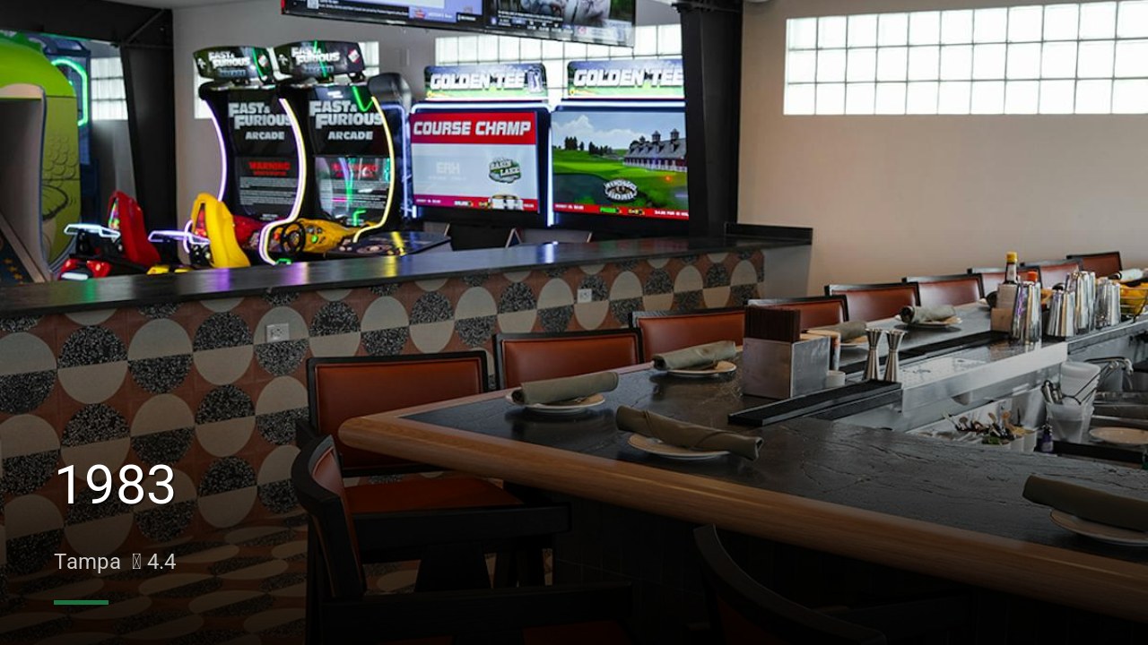 1983 - Sports Bars in Tampa