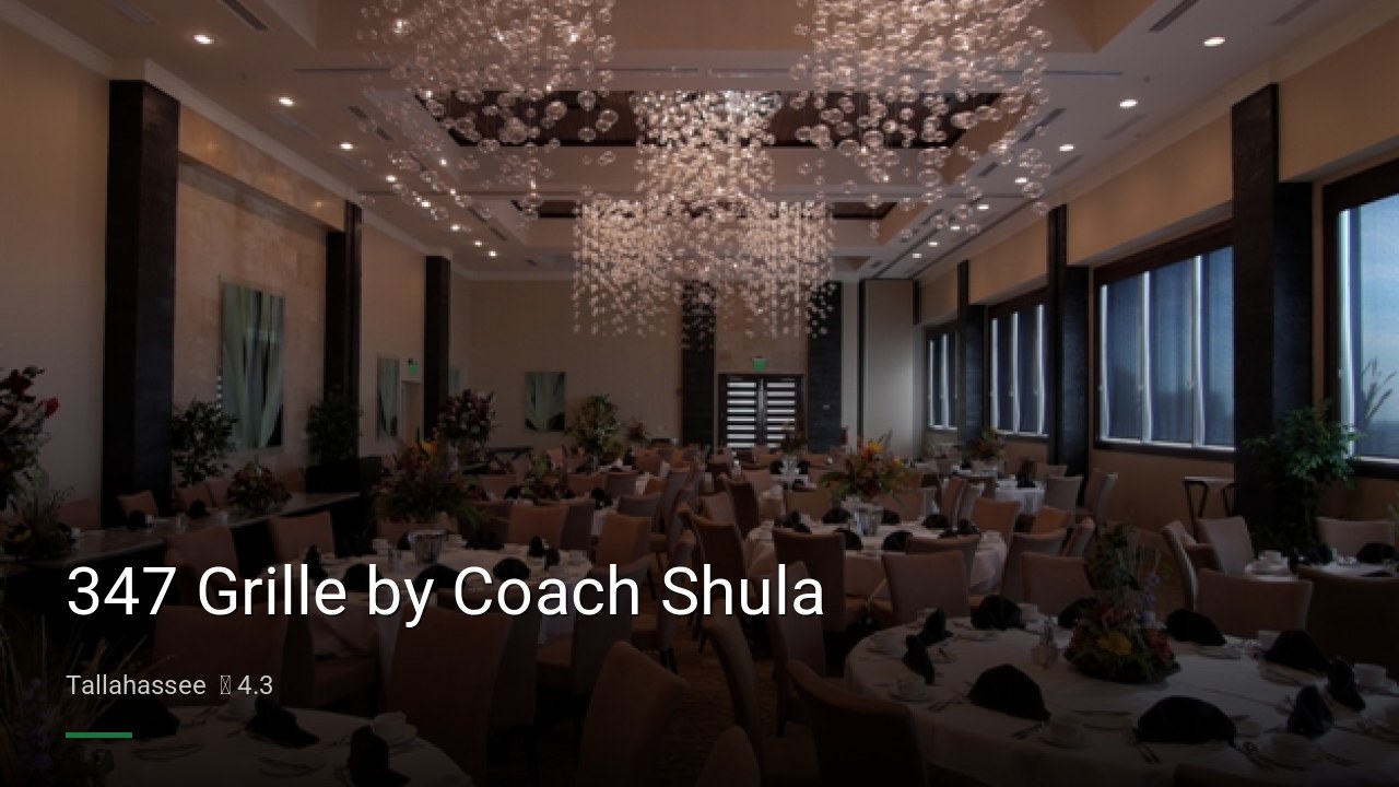 347 Grille by Coach Shula - Sports Bars in Tallahassee