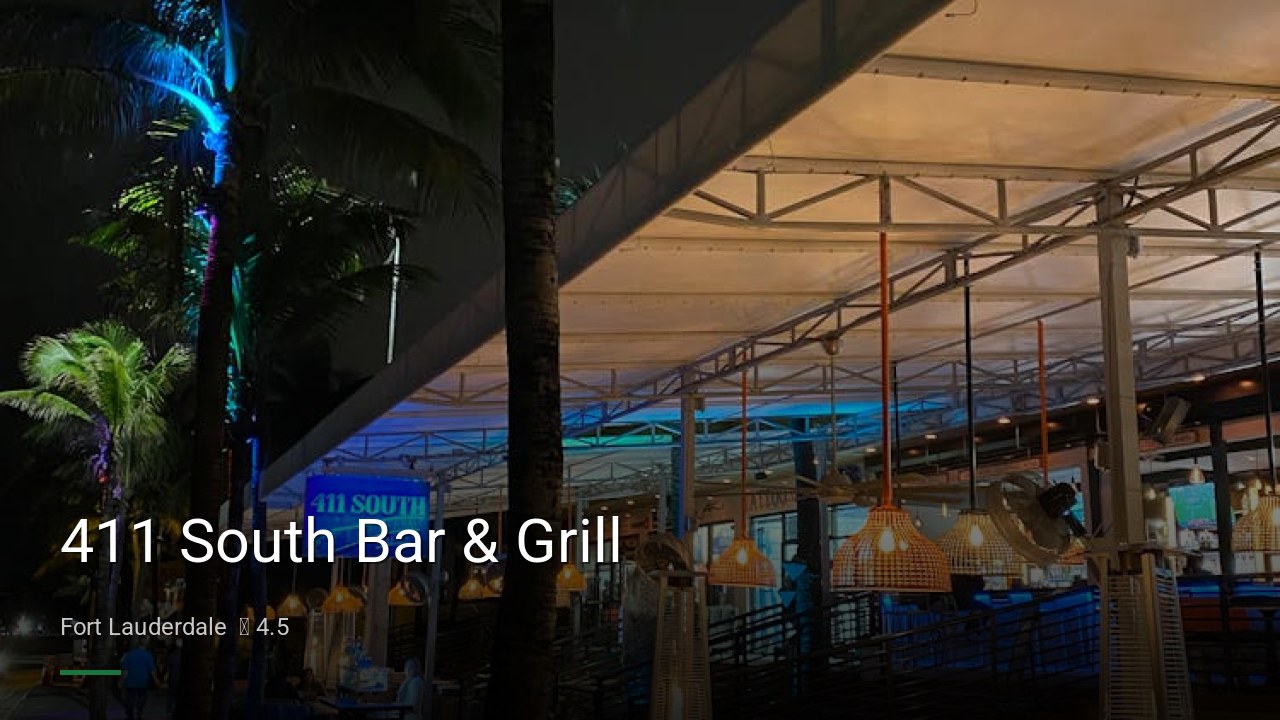 411 South Bar & Grill - Sports Bars in Fort Lauderdale
