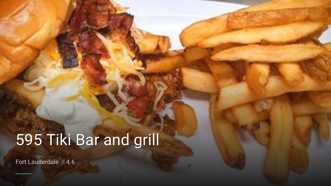 595 Tiki Bar and grill - Sports Bars in Fort Lauderdale