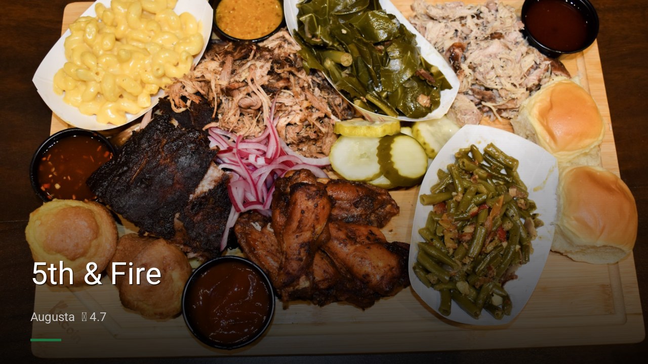 5th & Fire - Sports Bars in Augusta