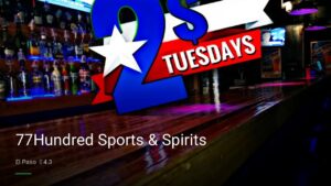 77Hundred Sports & Spirits — Sports bars in El Paso