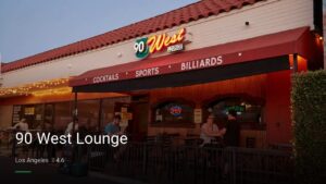 90 West Lounge — Sports bars in Los Angeles