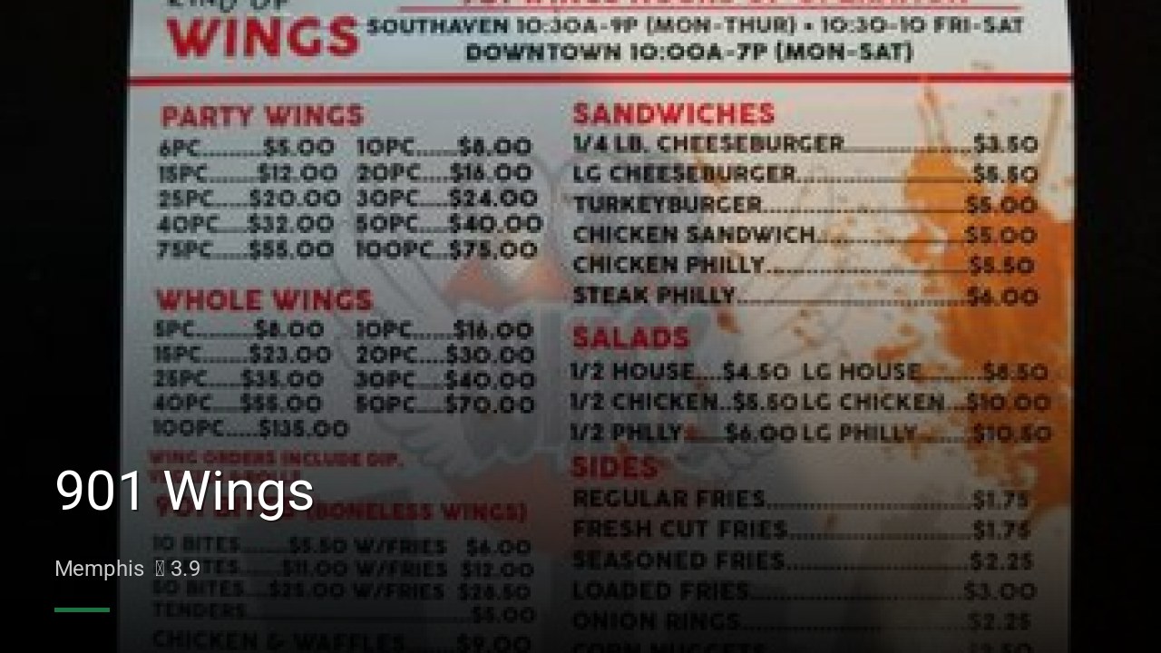 901 Wings - Sports Bars in Memphis