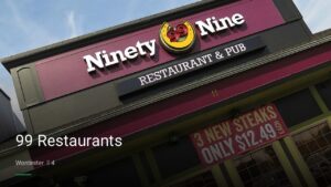 99 Restaurants — Sports bars in Worcester