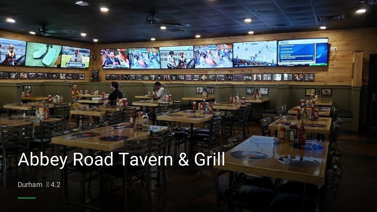 Abbey Road Tavern & Grill - Sports Bars in Durham