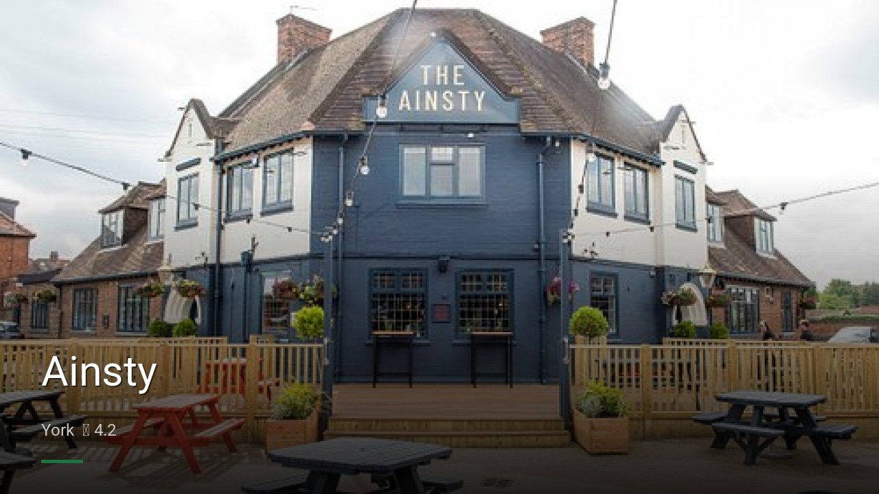 Ainsty - Sports Bars in York