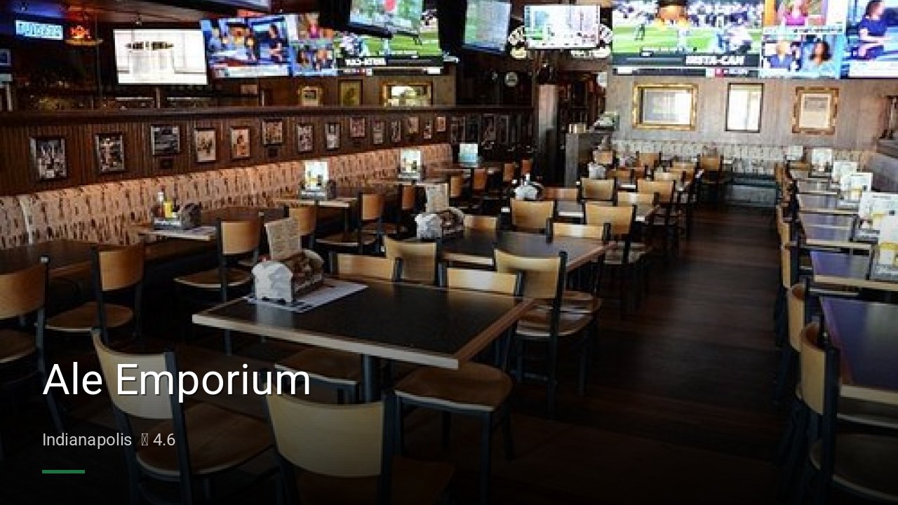 Ale Emporium - Sports Bars in Indianapolis