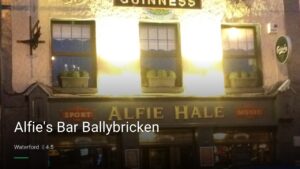 Alfie’s Bar Ballybricken — Pubs in Waterford