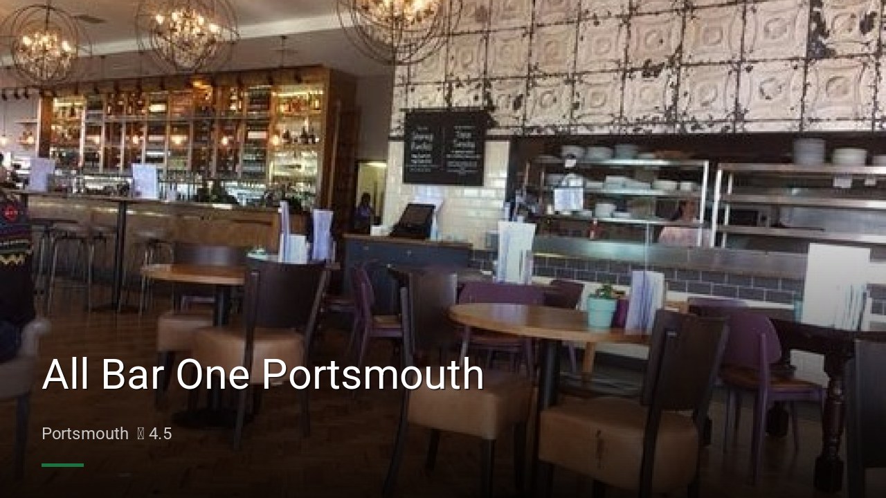 All Bar One Portsmouth - Sports Bars in Portsmouth