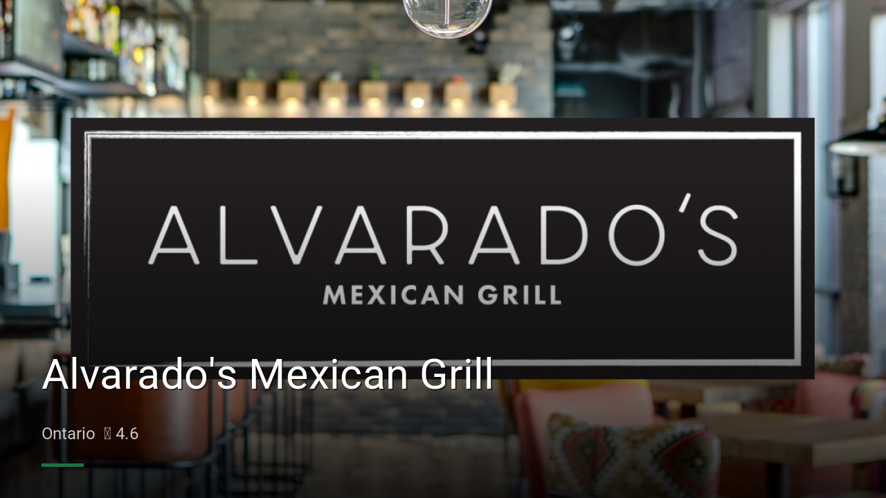 Alvarado's Mexican Grill - Sports Bars in Ontario