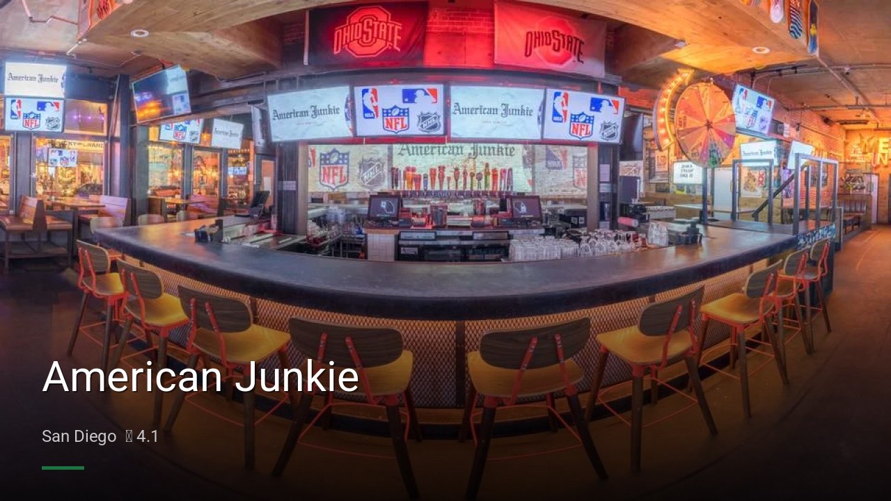 American Junkie - Sports Bars in San Diego