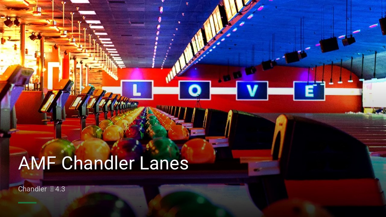 AMF Chandler Lanes - Sports Bars in Chandler