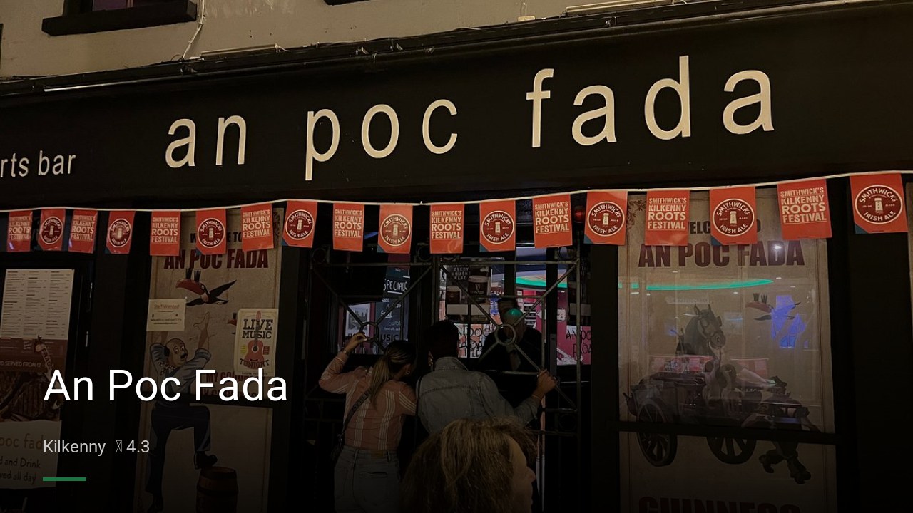 An Poc Fada - Sports Bars in Kilkenny