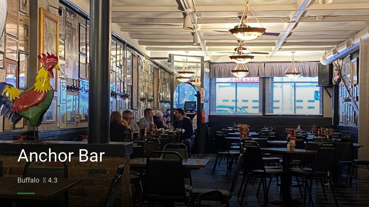 Anchor Bar - Sports Bars in Buffalo