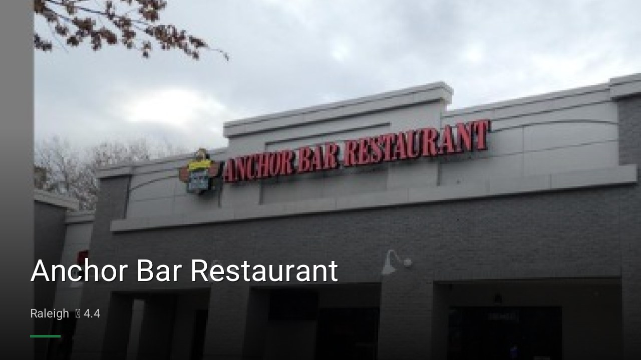 Anchor Bar Restaurant - Sports Bars in Raleigh