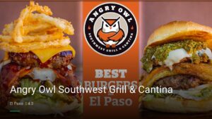 Angry Owl Southwest Grill & Cantina — Sports bars in El Paso