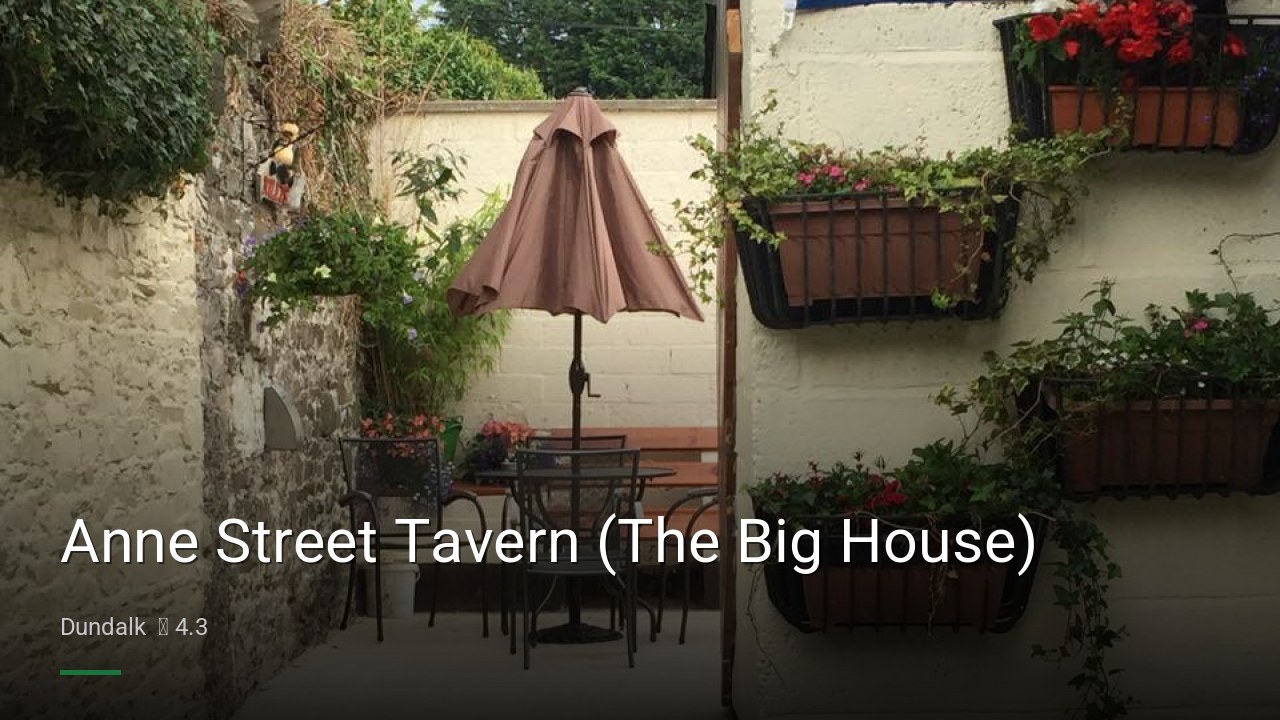 Anne Street Tavern (The Big House) - Sports Bars in Dundalk