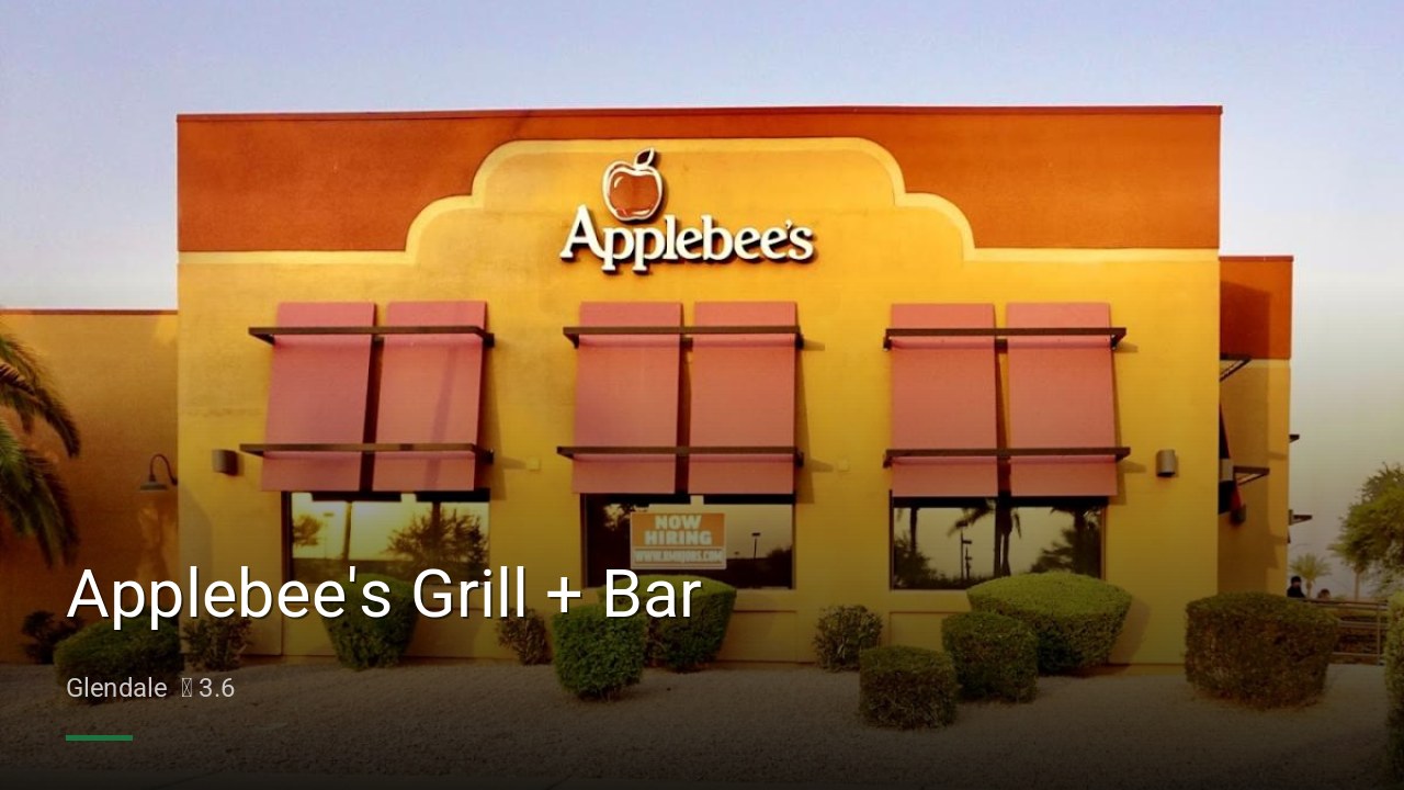 Applebee's Grill + Bar - Sports Bars in Glendale