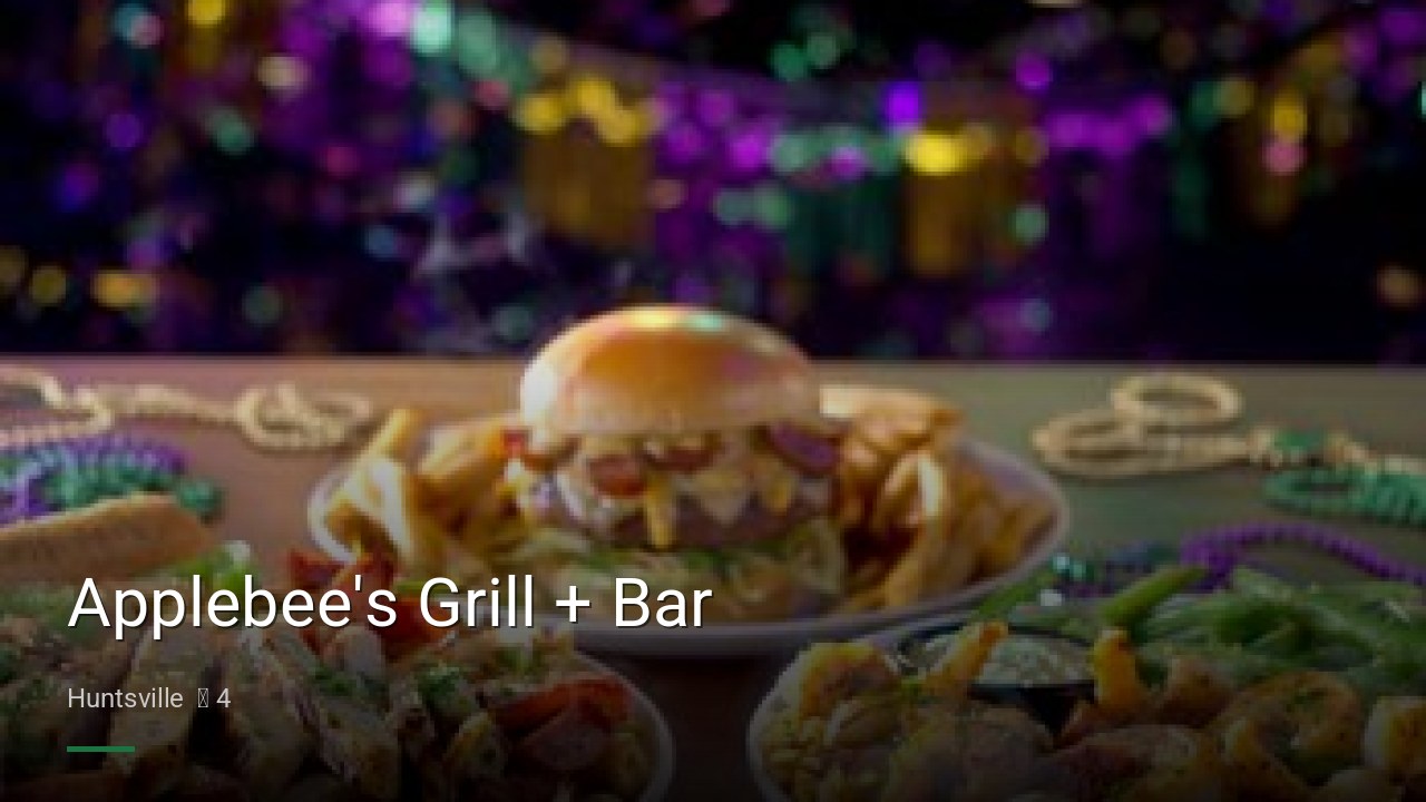 Applebee's Grill + Bar - Sports Bars in Huntsville