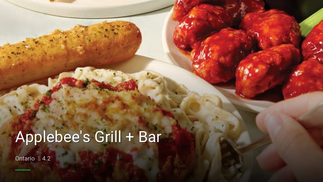 Applebee's Grill + Bar - Sports Bars in Ontario