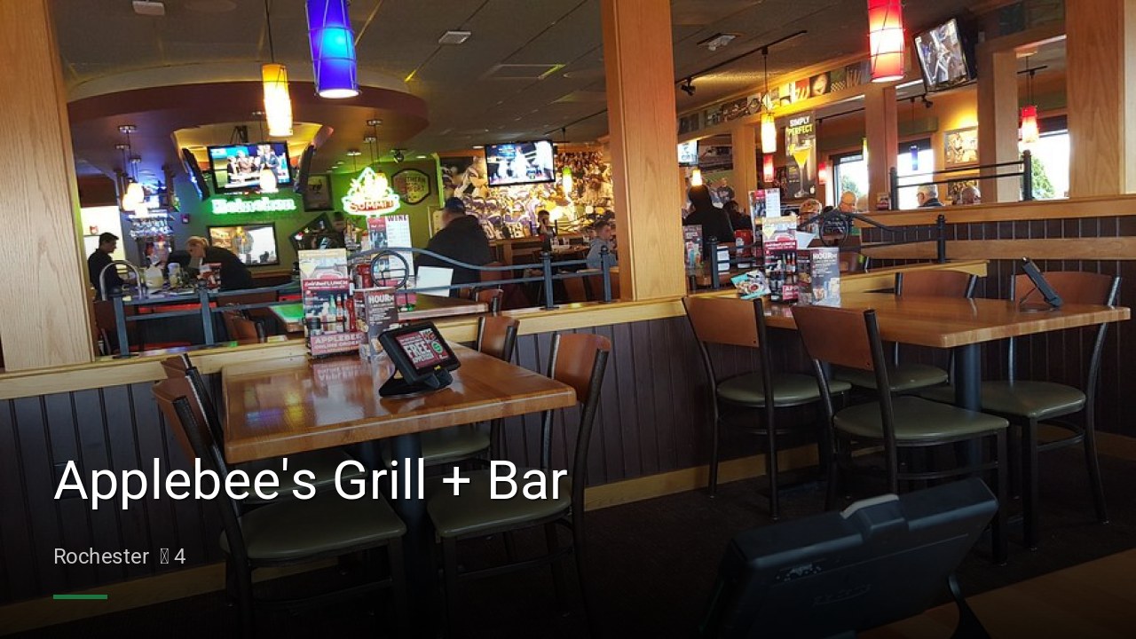 Applebee's Grill + Bar - Sports Bars in Rochester