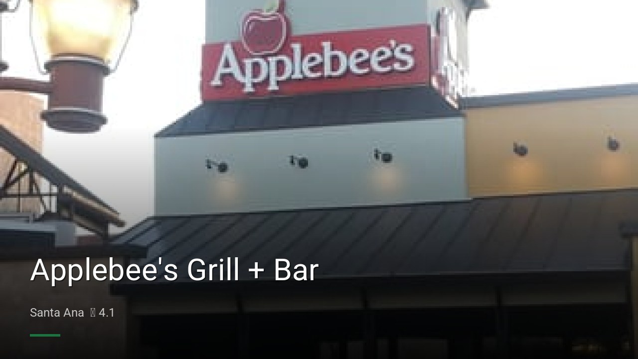 Applebee's Grill + Bar - Sports Bars in Santa Ana