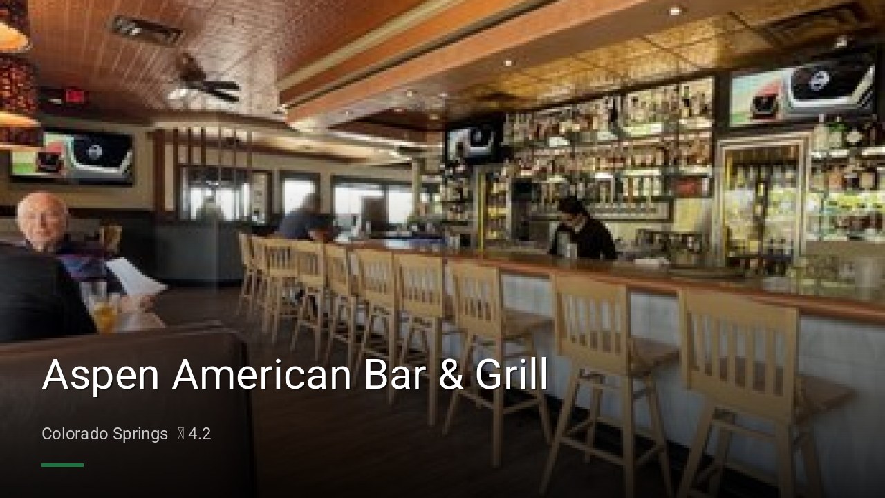 Aspen American Bar & Grill - Sports Bars in Colorado Springs