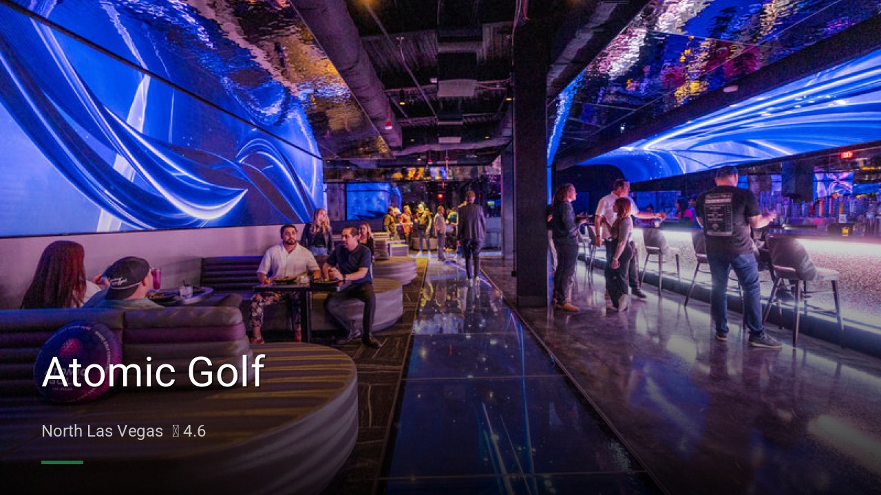 Atomic Golf - Sports Bars in North Las Vegas