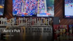 Auto’s Pub — Sports bars in Vancouver