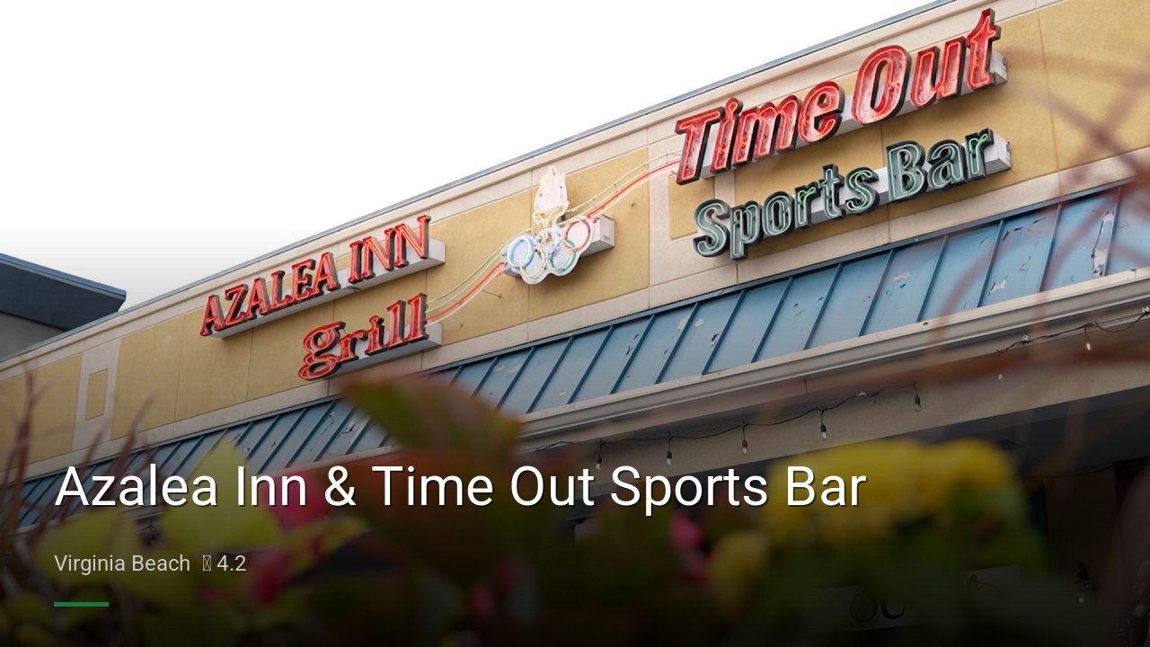 Azalea Inn & Time Out Sports Bar - Sports Bars in Virginia Beach
