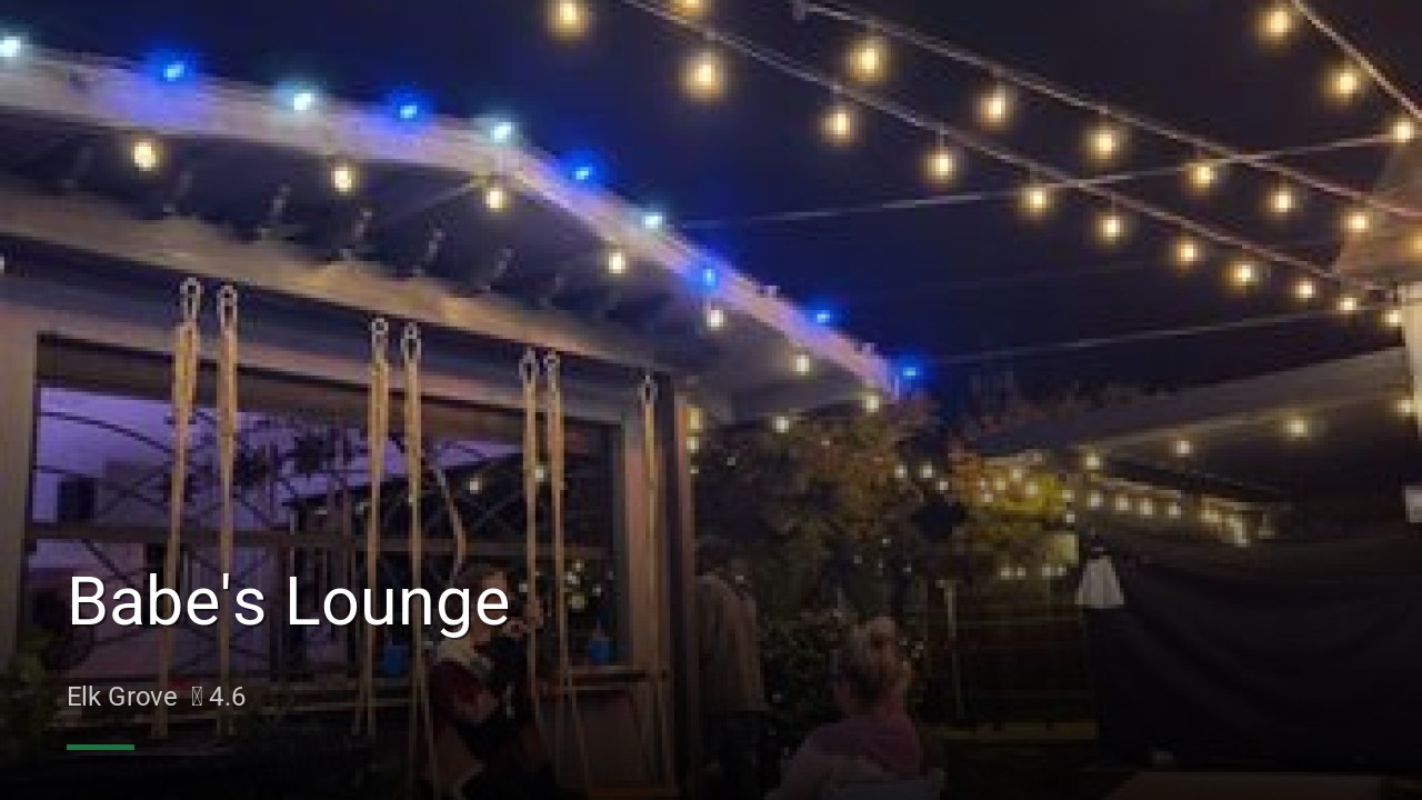 Babe's Lounge - Sports Bars in Elk Grove