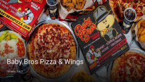 Baby Bros Pizza & Wings — Sports bars in Ontario