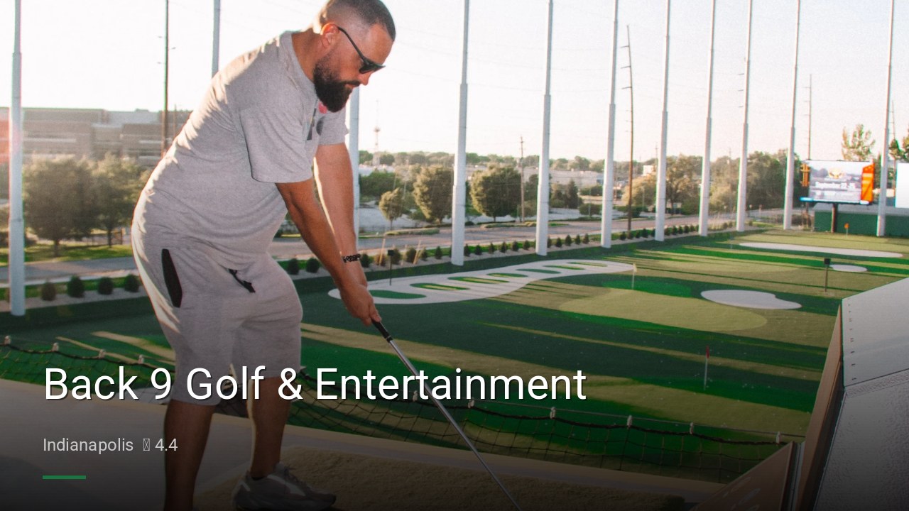 Back 9 Golf & Entertainment - Sports Bars in Indianapolis
