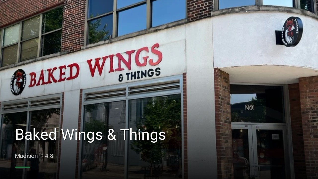 Baked Wings & Things - Sports Bars in Madison
