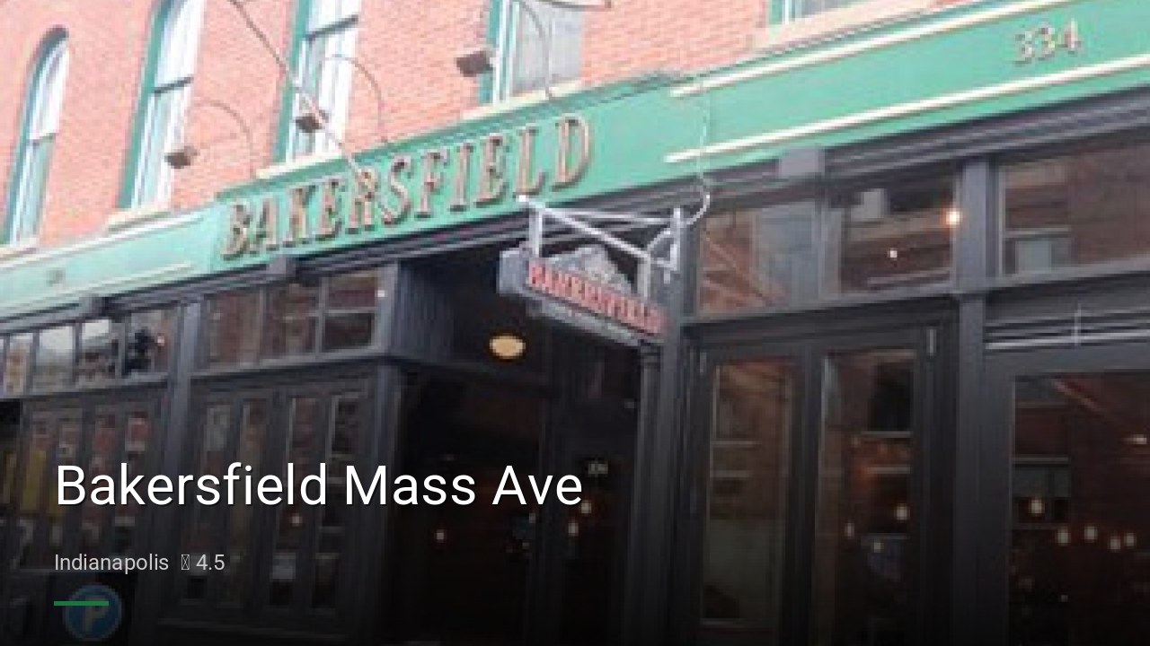 Bakersfield Mass Ave - Sports Bars in Indianapolis