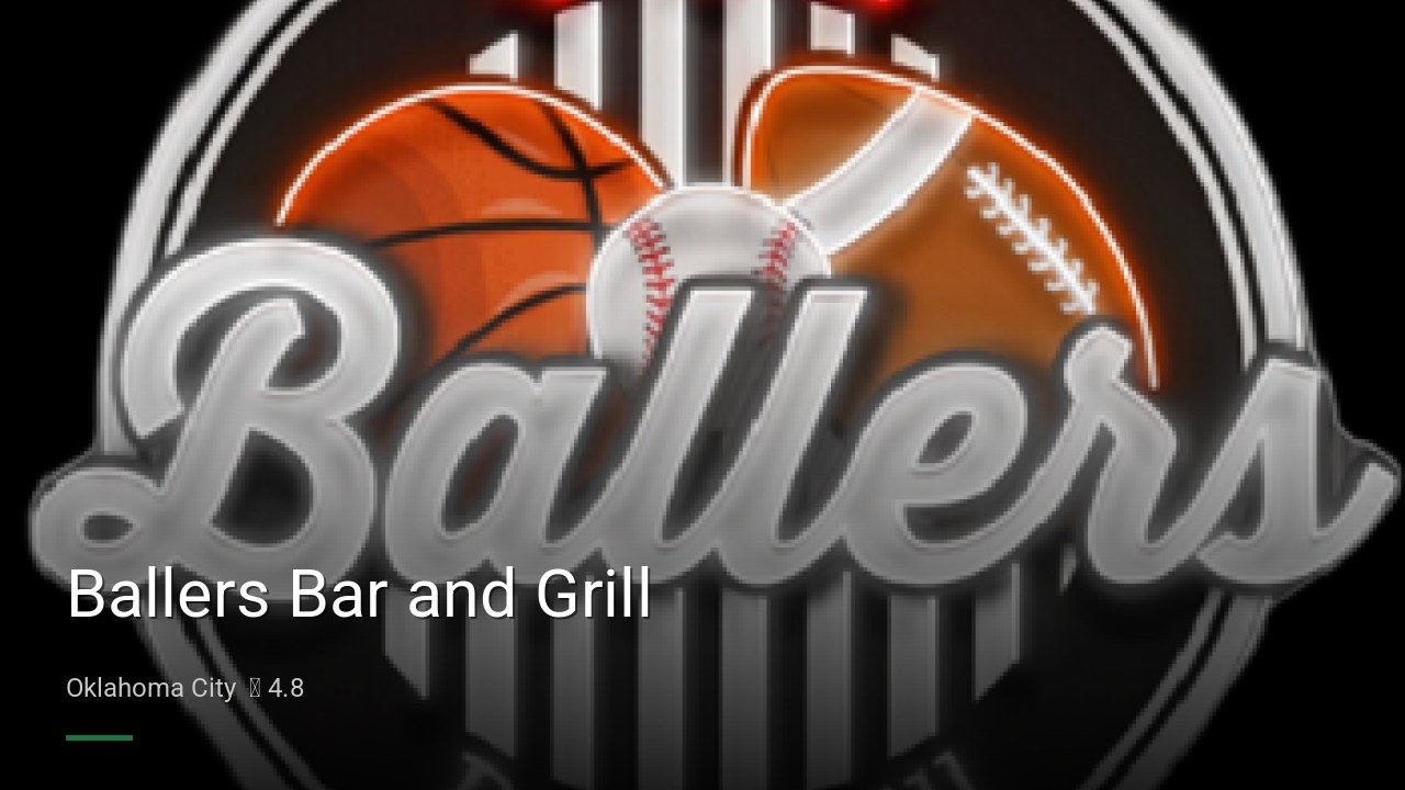 Ballers Bar and Grill - Sports Bars in Oklahoma City