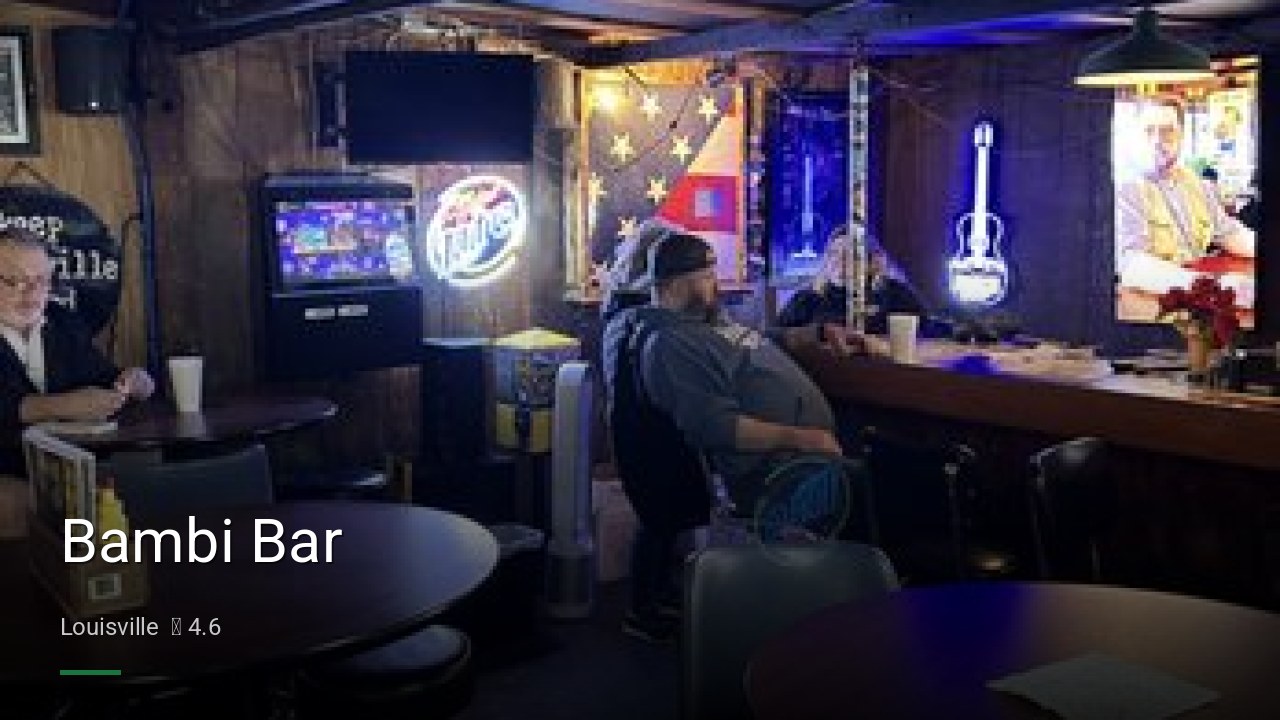 Bambi Bar - Sports Bars in Louisville