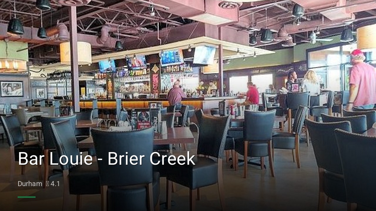 Bar Louie - Brier Creek - Sports Bars in Durham