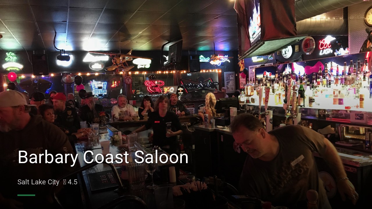 Barbary Coast Saloon - Sports Bars in Salt Lake City