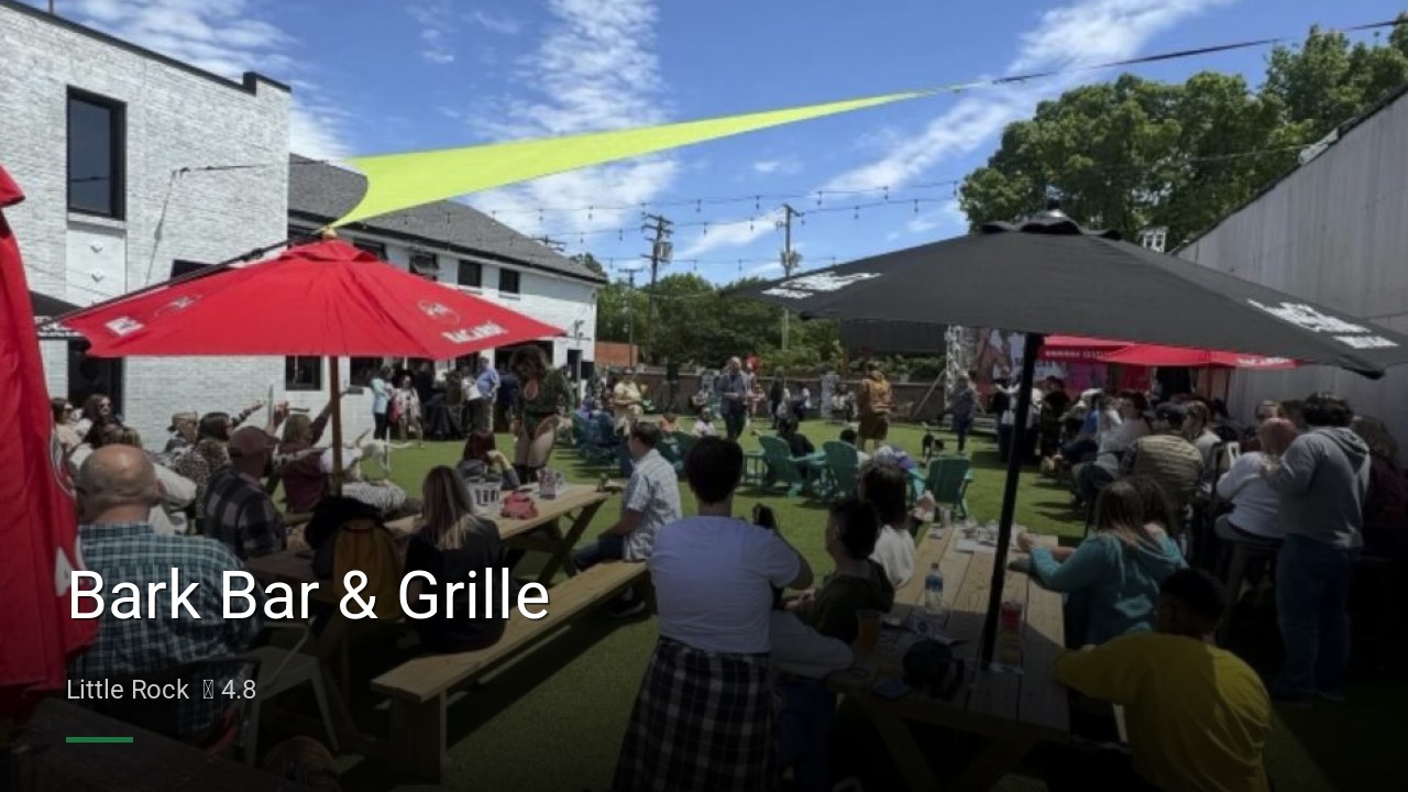 Bark Bar & Grille - Sports Bars in Little Rock