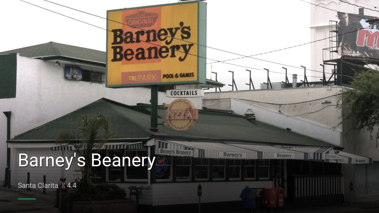 Barney's Beanery - Sports Bars in Santa Clarita