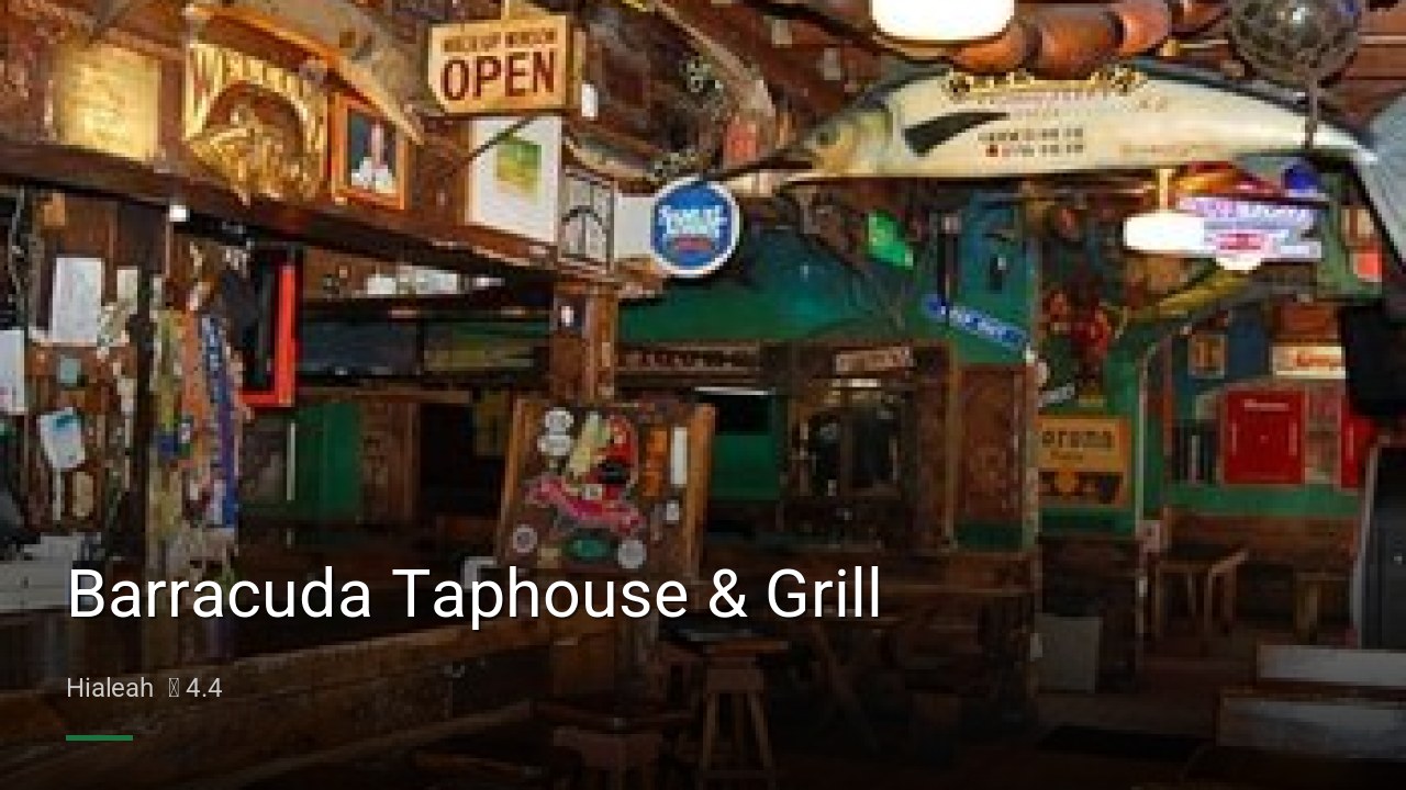 Barracuda Taphouse & Grill - Sports Bars in Hialeah
