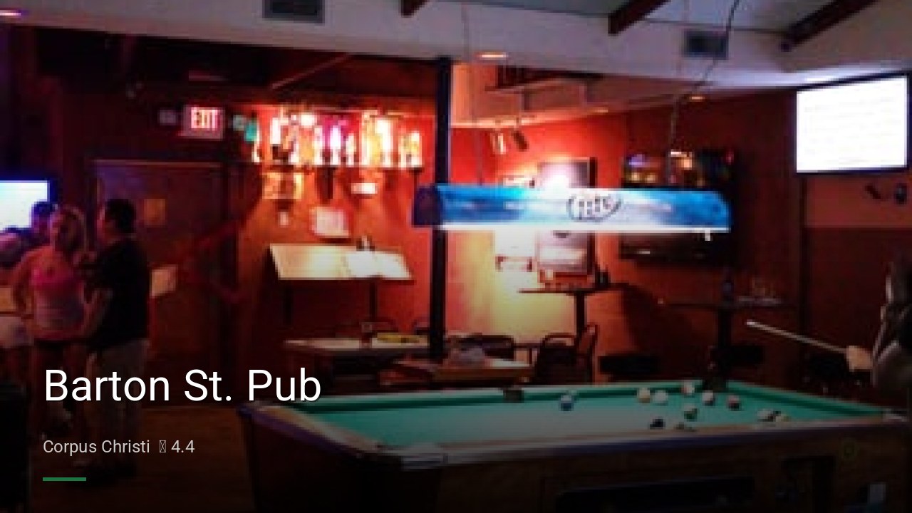 Barton St. Pub - Sports Bars in Corpus Christi