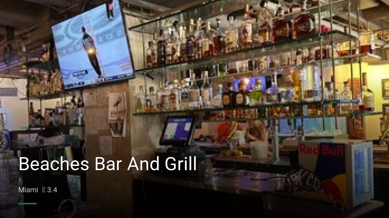Beaches Bar And Grill - Sports Bars in Miami