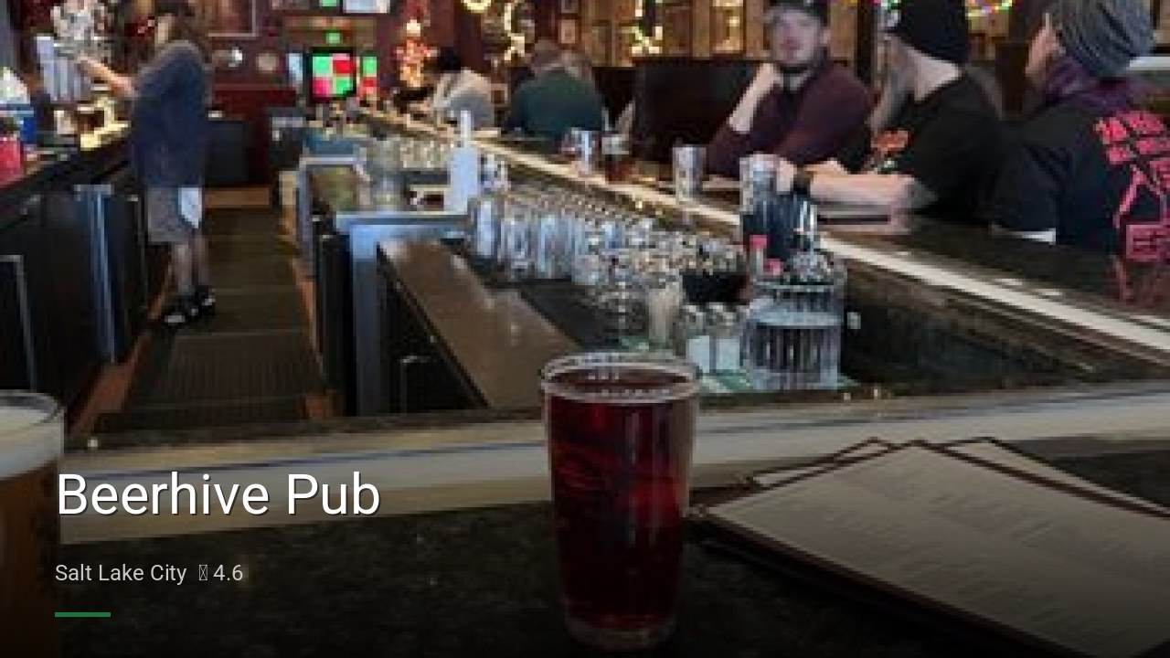 Beerhive Pub - Sports Bars in Salt Lake City