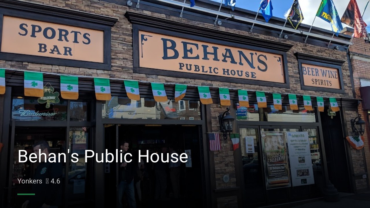 Behan's Public House - Sports Bars in Yonkers