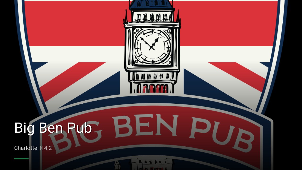Big Ben Pub - Sports Bars in Charlotte