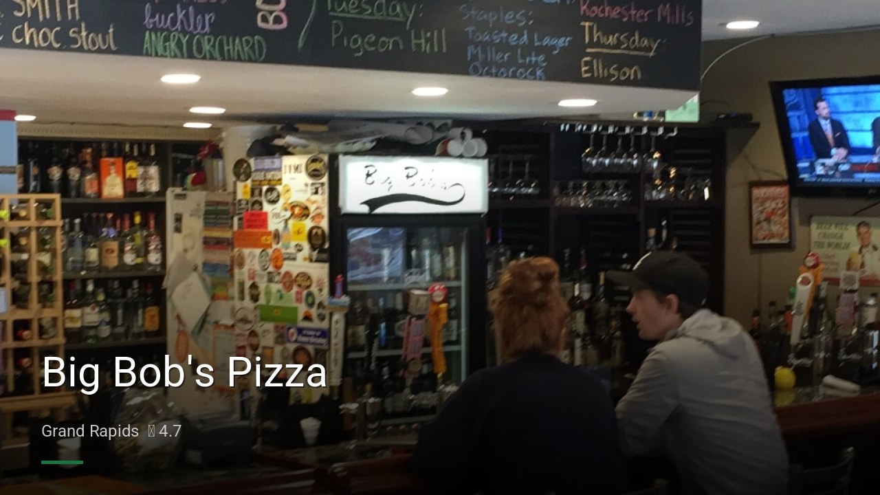 Big Bob's Pizza - Sports Bars in Grand Rapids