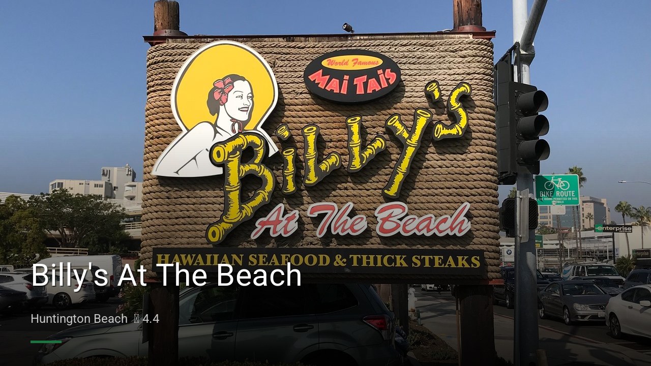 Billy's At The Beach - Sports Bars in Huntington Beach